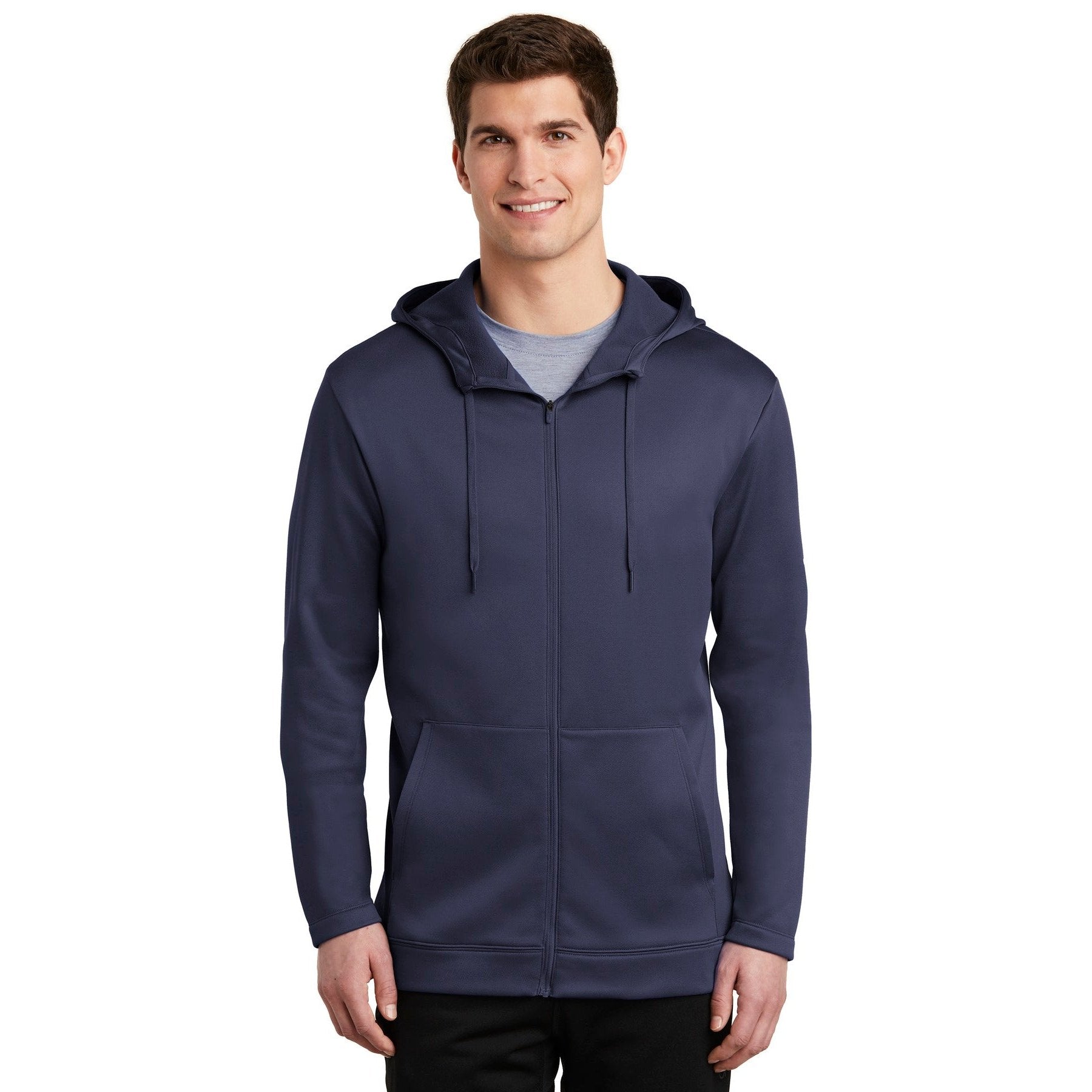 Nike-Nike Therma-FIT Full-Zip Fleece Hoodie. NKAH6259-MedTech-5