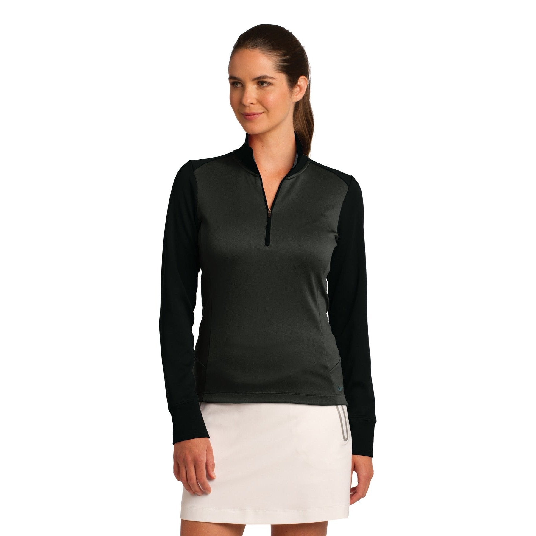 Nike-Nike Women's Dri-FIT 1/2-Zip Cover-Up. 578674-MedTech-1