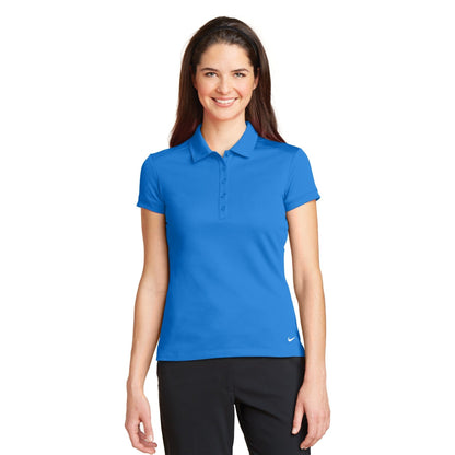 Nike-Nike Women's Dri-FIT Solid Icon Pique Modern Fit Polo. 746100-MedTech-5