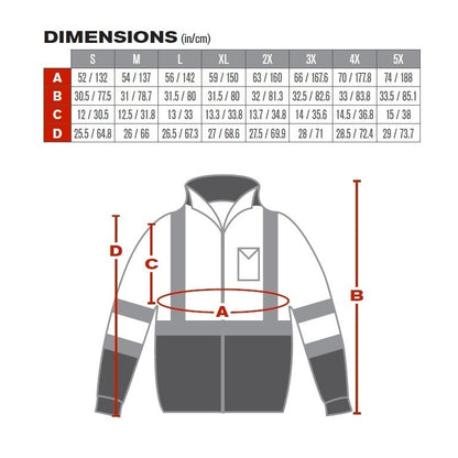 PIP-PIP® ANSI Type R Class 3 Value Black Bottom Bomber Jacket-MedTech-3