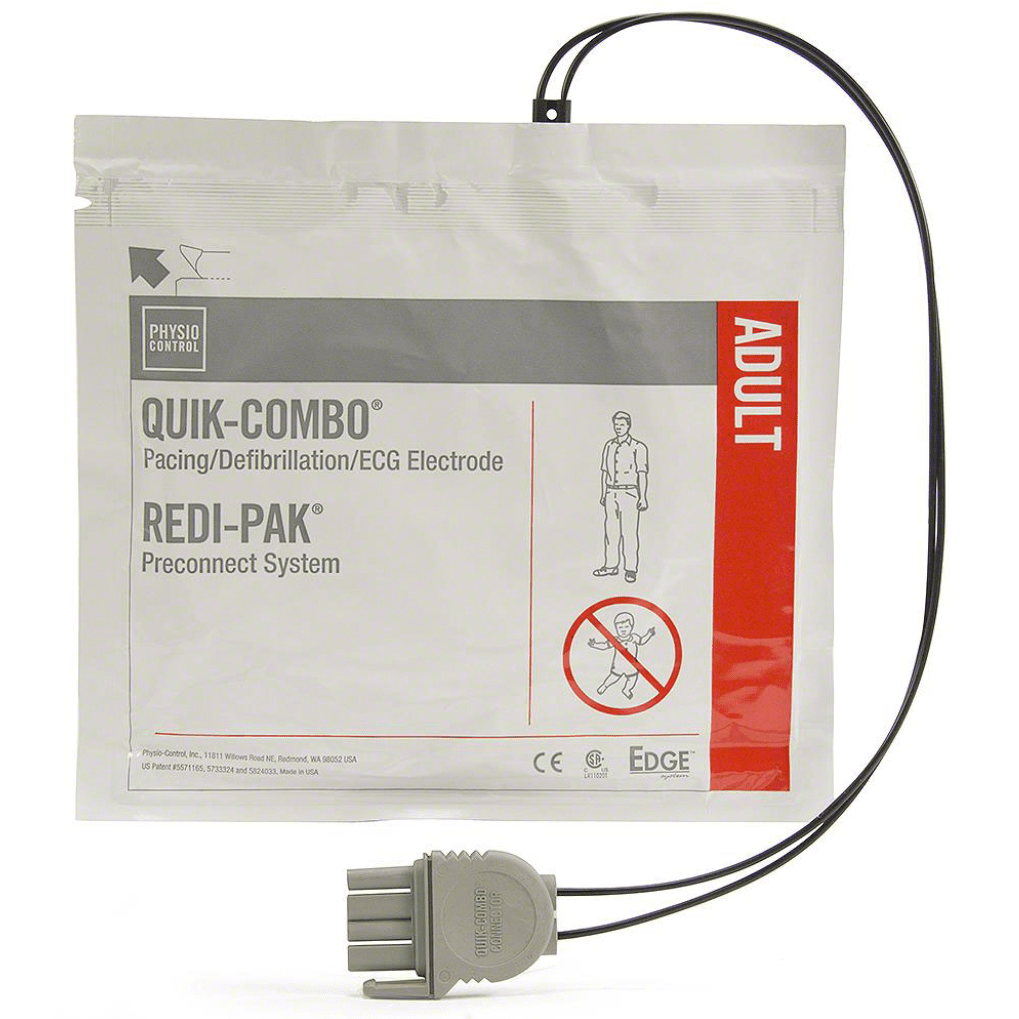 Stryker / Physio-Control-Physio-Control® QUIK-COMBO® REDI-PAK® Adult Electrode Pads 1 Pair-MedTech-1