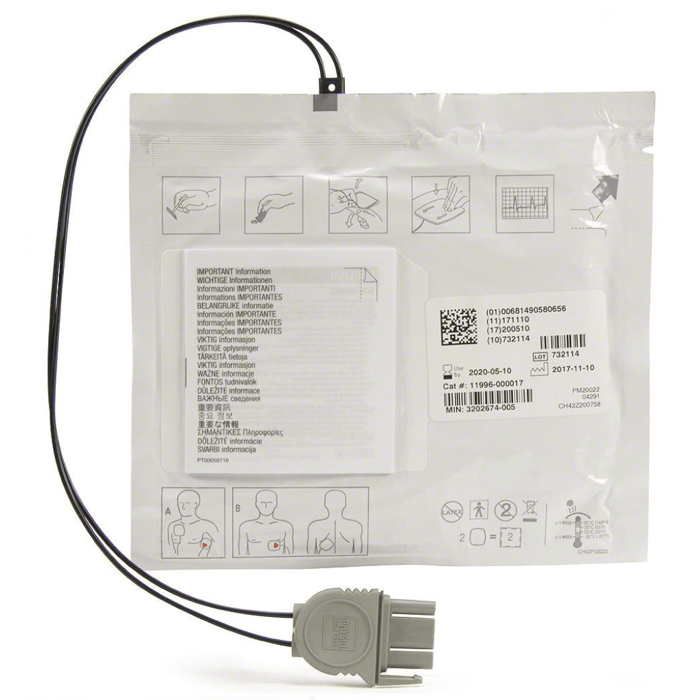 Stryker / Physio-Control-Physio-Control® QUIK-COMBO® REDI-PAK® Adult Electrode Pads 1 Pair-MedTech-2