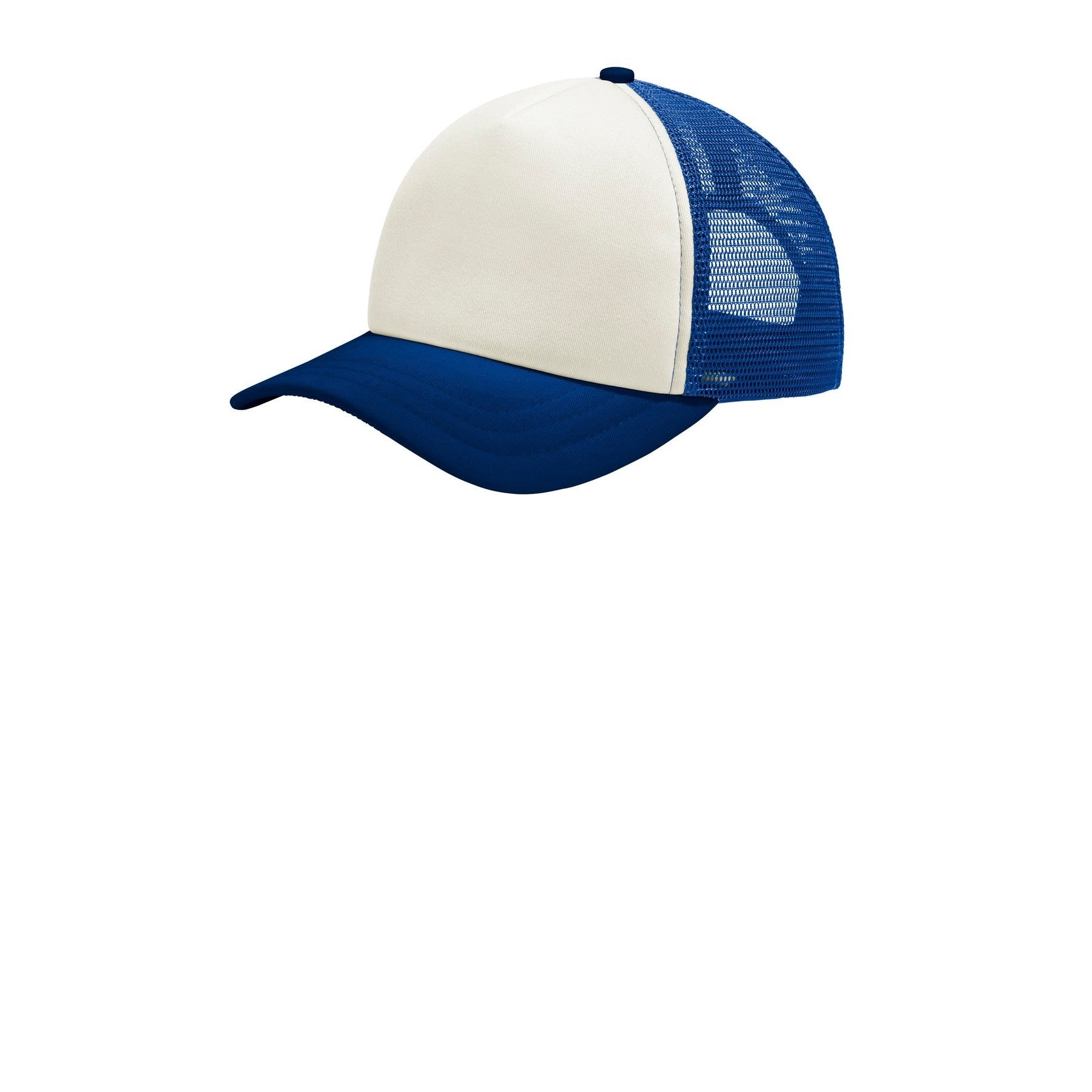 Port Authority-Port Authority ® 5-Panel Twill Foam Trucker Cap. C936-MedTech-5