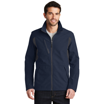 Port Authority-Port Authority® Back-Block Soft Shell Jacket. J336-MedTech-3