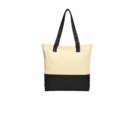 Port Authority-Port Authority® Colorblock Cotton Tote. BG414-MedTech-1