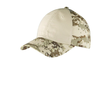 Port Authority-Port Authority® Colorblock Digital Ripstop Camouflage Cap. C926-MedTech-2