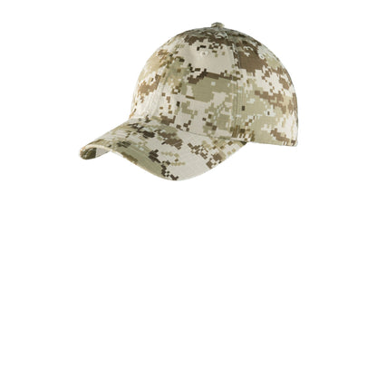 Port Authority-Port Authority® Digital Ripstop Camouflage Cap. C925-MedTech-3
