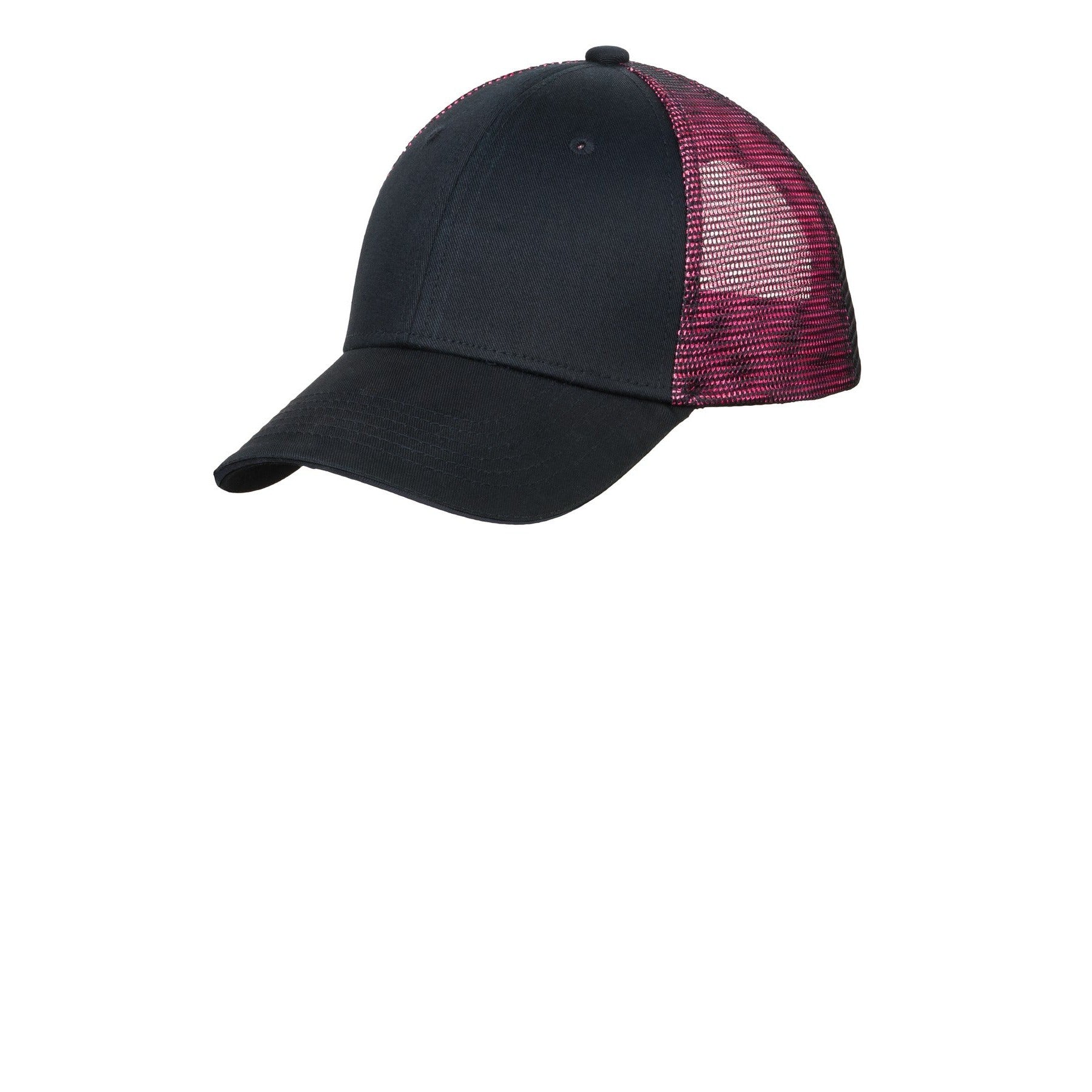 Port Authority-Port Authority® Double Mesh Snapback Sandwich Bill Cap. C818-MedTech-4