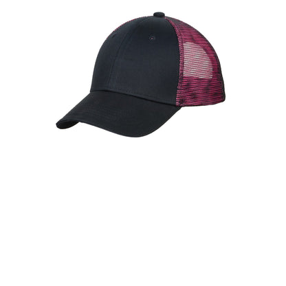 Port Authority-Port Authority® Double Mesh Snapback Sandwich Bill Cap. C818-MedTech-4