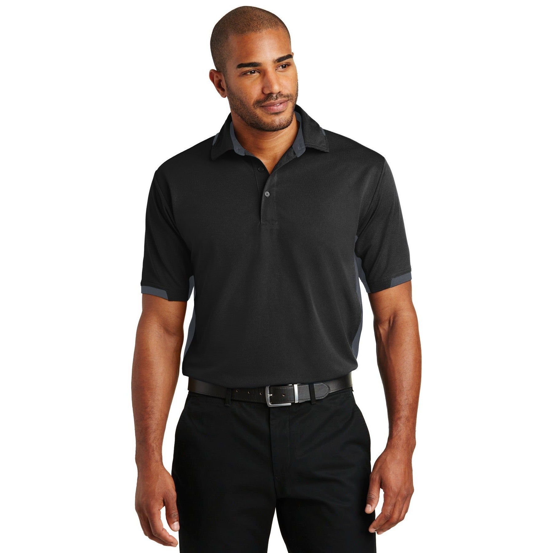 Port Authority-Port Authority® Dry Zone® Colorblock Ottoman Polo. K524-MedTech-1