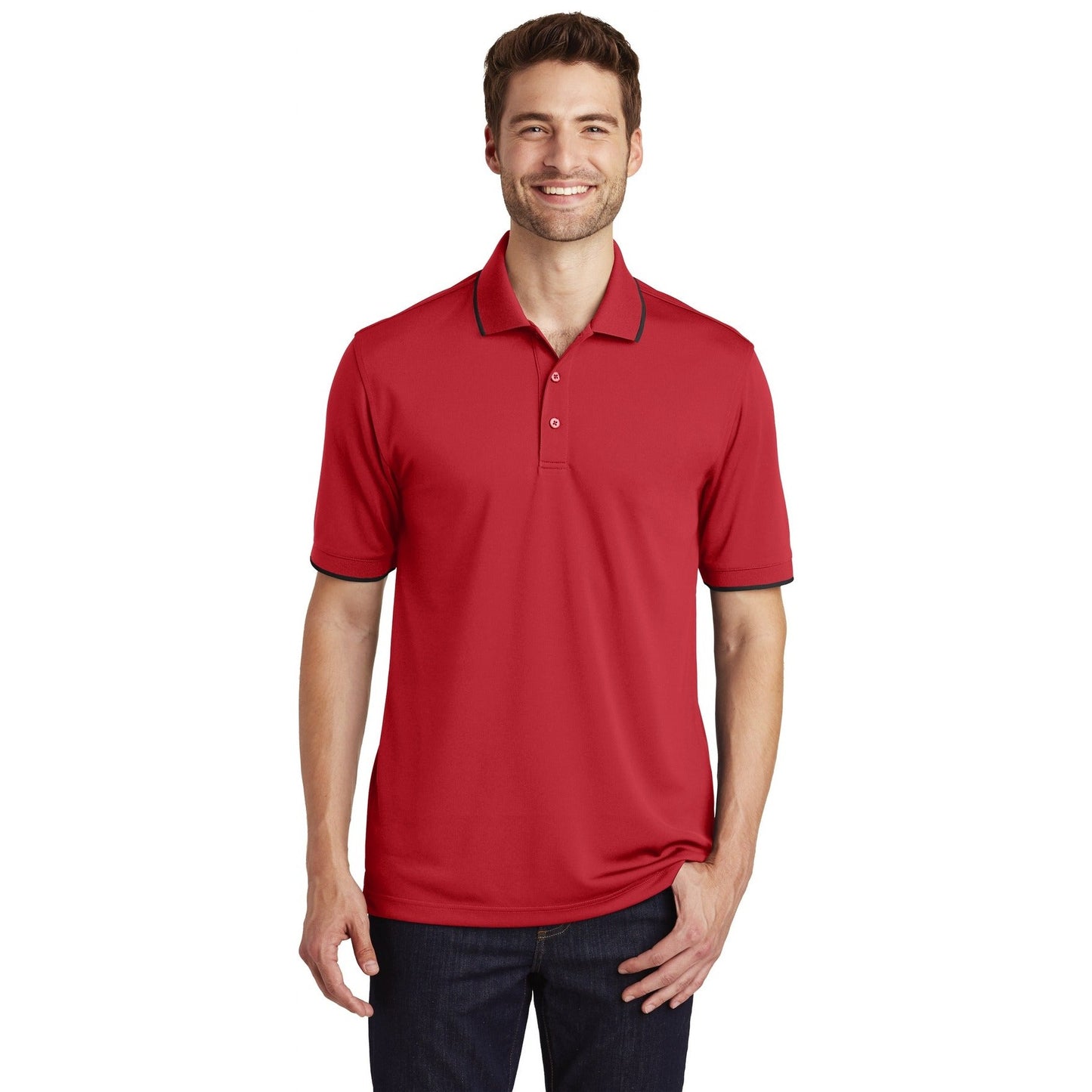 Port Authority-Port Authority® Dry Zone® UV Micro-Mesh Tipped Polo. K111-MedTech-3