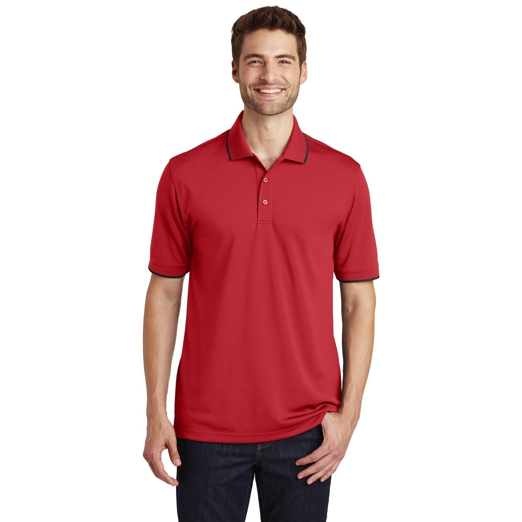 Port Authority-Port Authority® Dry Zone® UV Micro-Mesh Tipped Polo. K111-MedTech-3