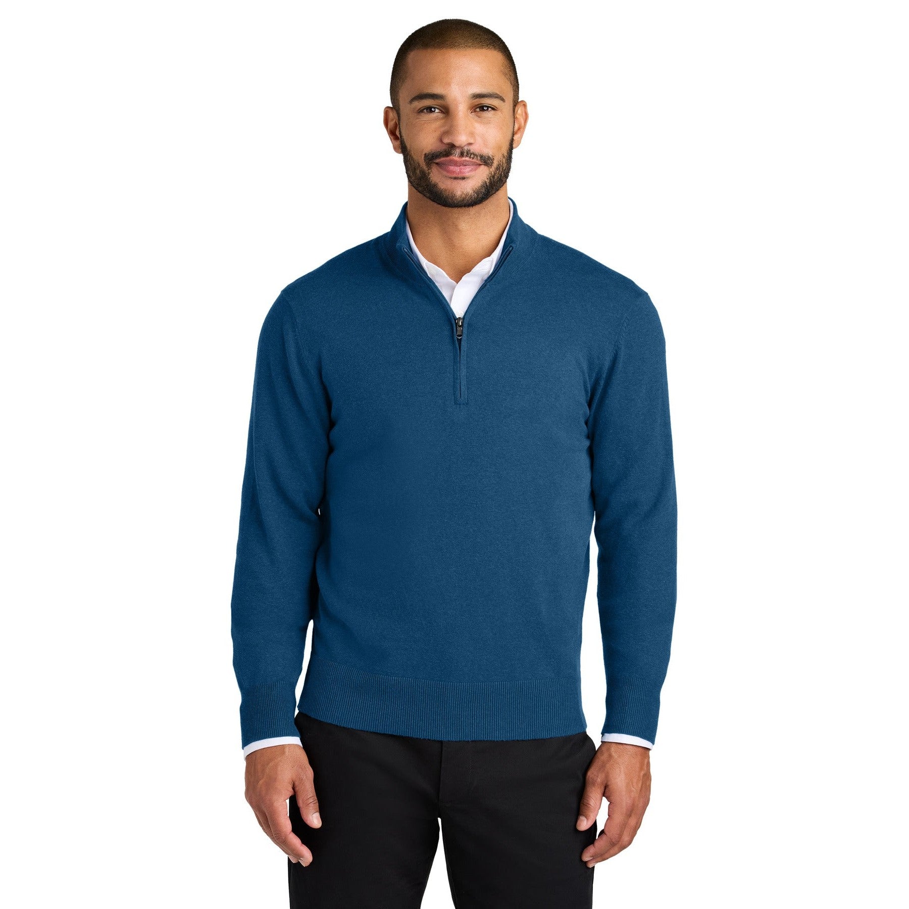 Port Authority-Port Authority® Easy Care 1/4-Zip Sweater SW2900-MedTech-1