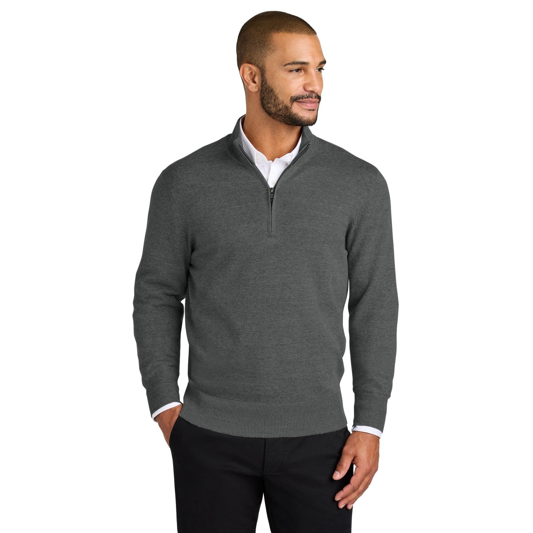 Port Authority-Port Authority® Easy Care 1/4-Zip Sweater SW2900-MedTech-2