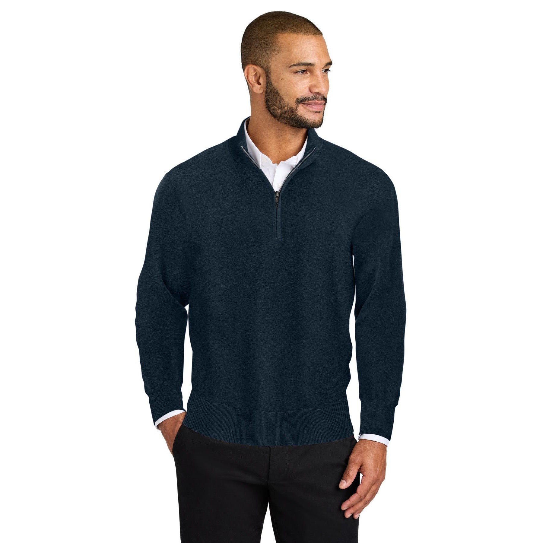 Port Authority-Port Authority® Easy Care 1/4-Zip Sweater SW2900-MedTech-5