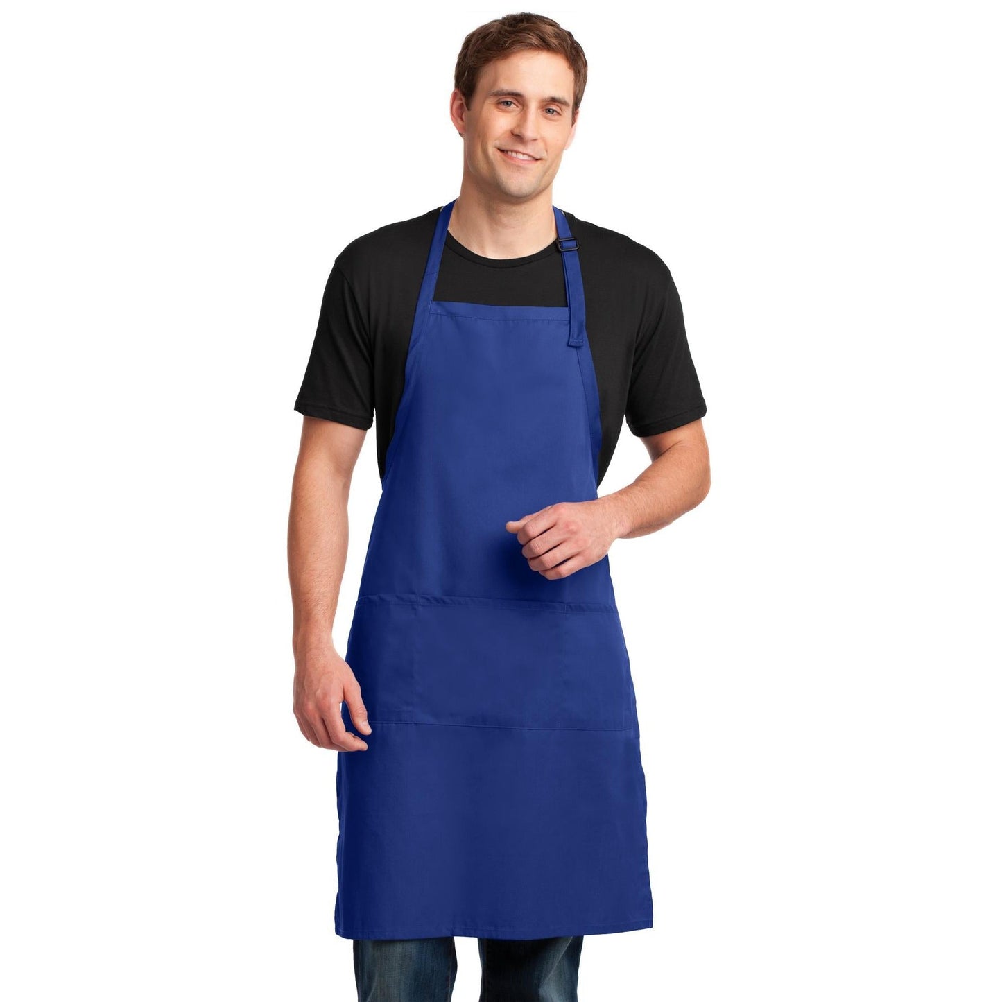 Port Authority-Port Authority® Easy Care Extra Long Bib Apron with Stain Release. A700-MedTech-5