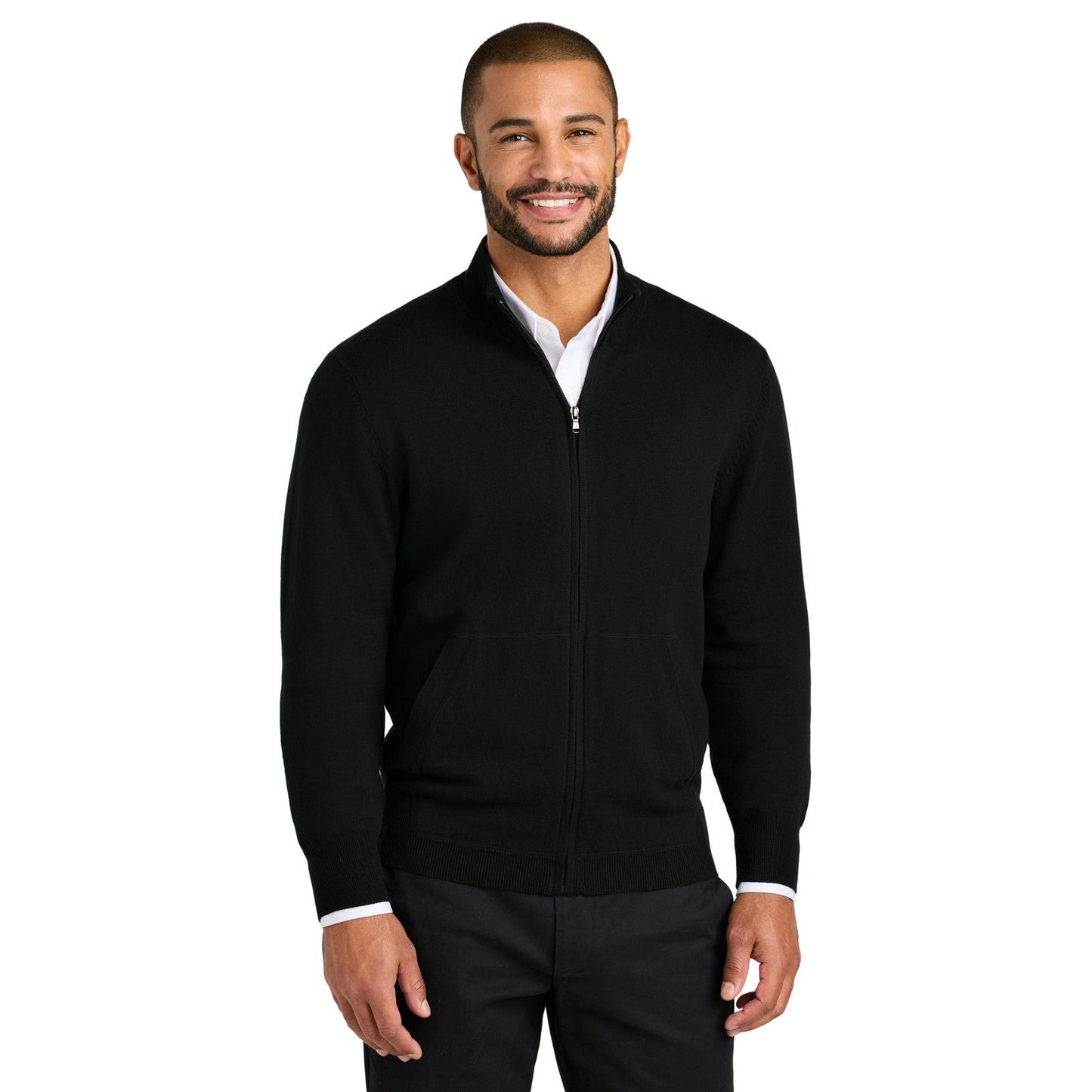 Port Authority-Port Authority® Easy Care Full-Zip Sweater SW2901-MedTech-2