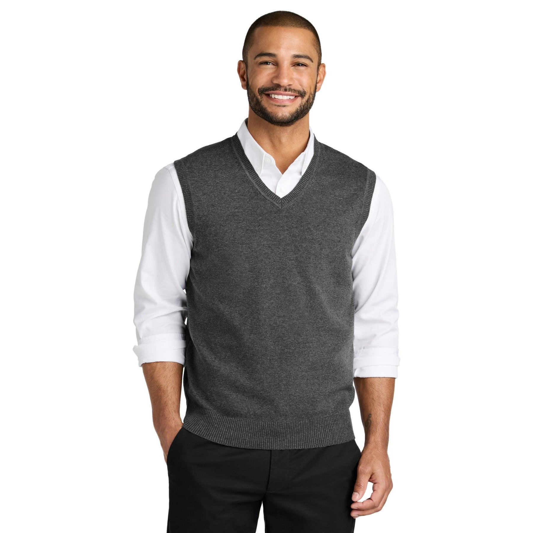 Port Authority-Port Authority® Easy Care Sweater Vest SW2860-MedTech-1