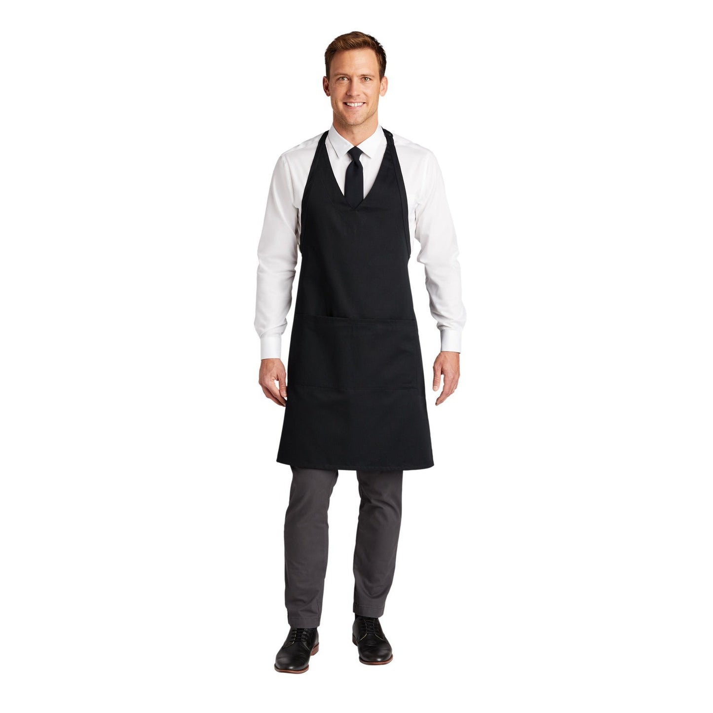 Port Authority-Port Authority® Easy Care Tuxedo Apron with Stain Release. A704-MedTech-1