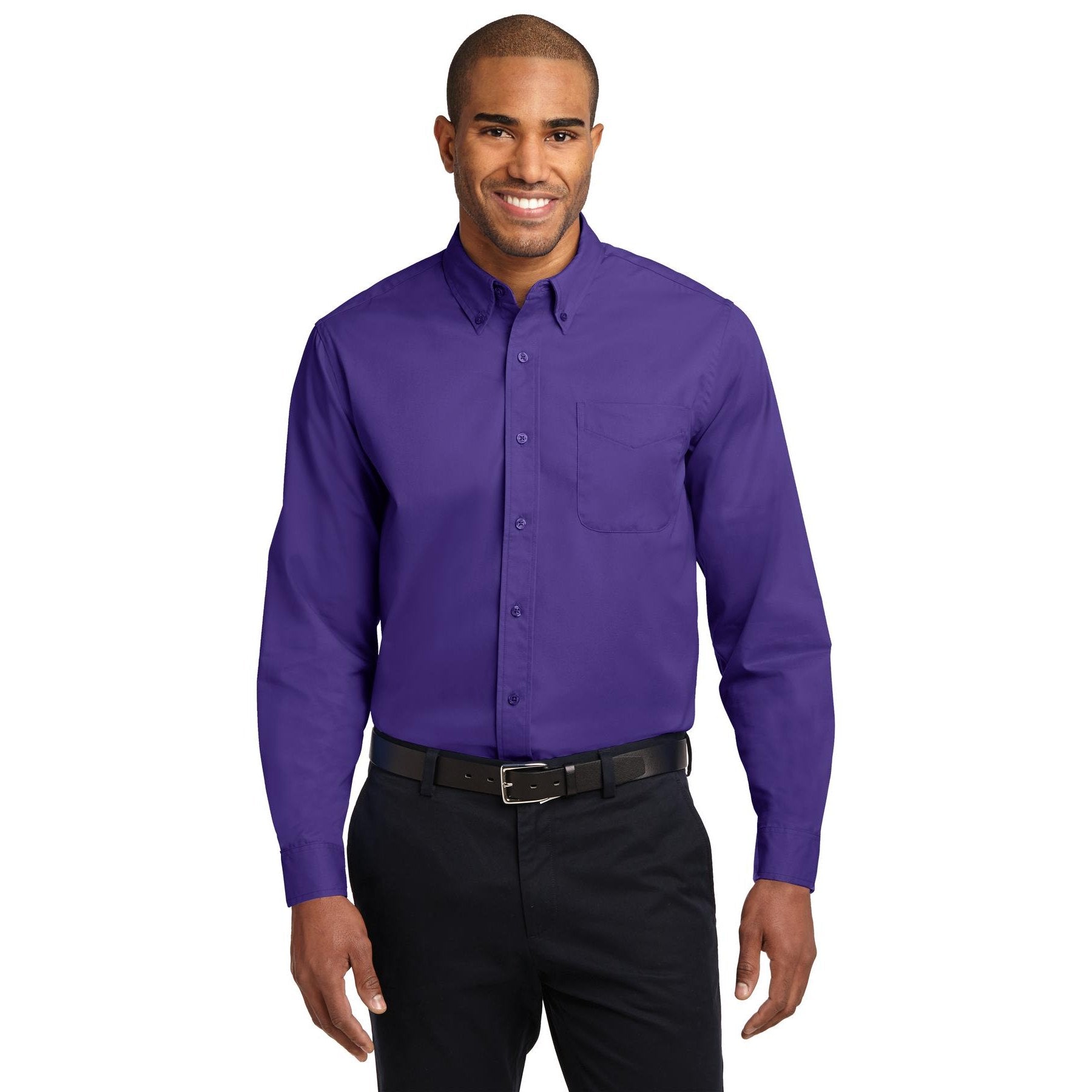 Port Authority-Port Authority® Extended Size Long Sleeve Easy Care Shirt S608ES-MedTech-16