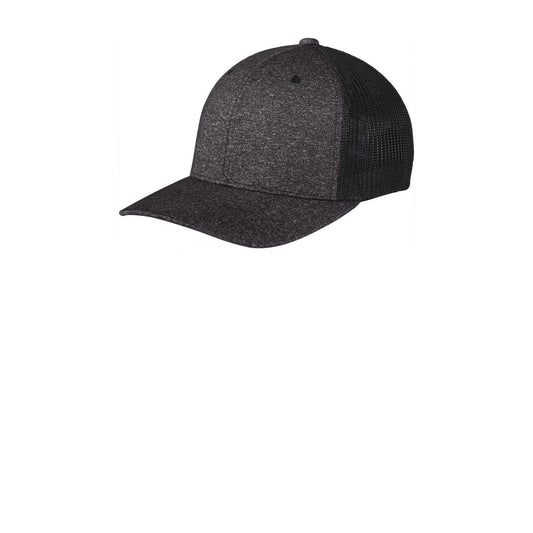 Port Authority-Port Authority ® Flexfit ® Melange Mesh Back Trucker Cap C302-MedTech-1