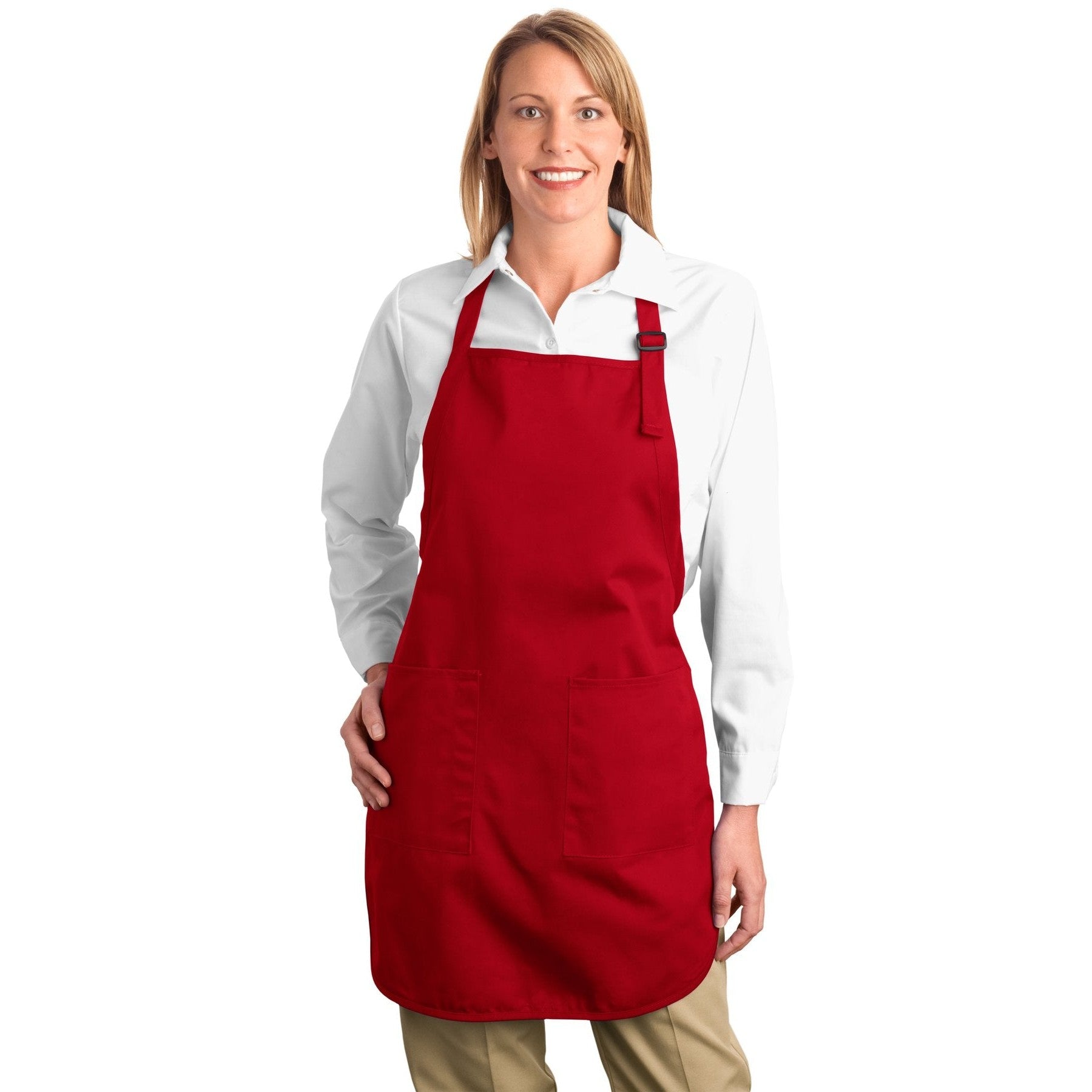 Port Authority-Port Authority® Full-Length Apron with Pockets. A500-MedTech-6