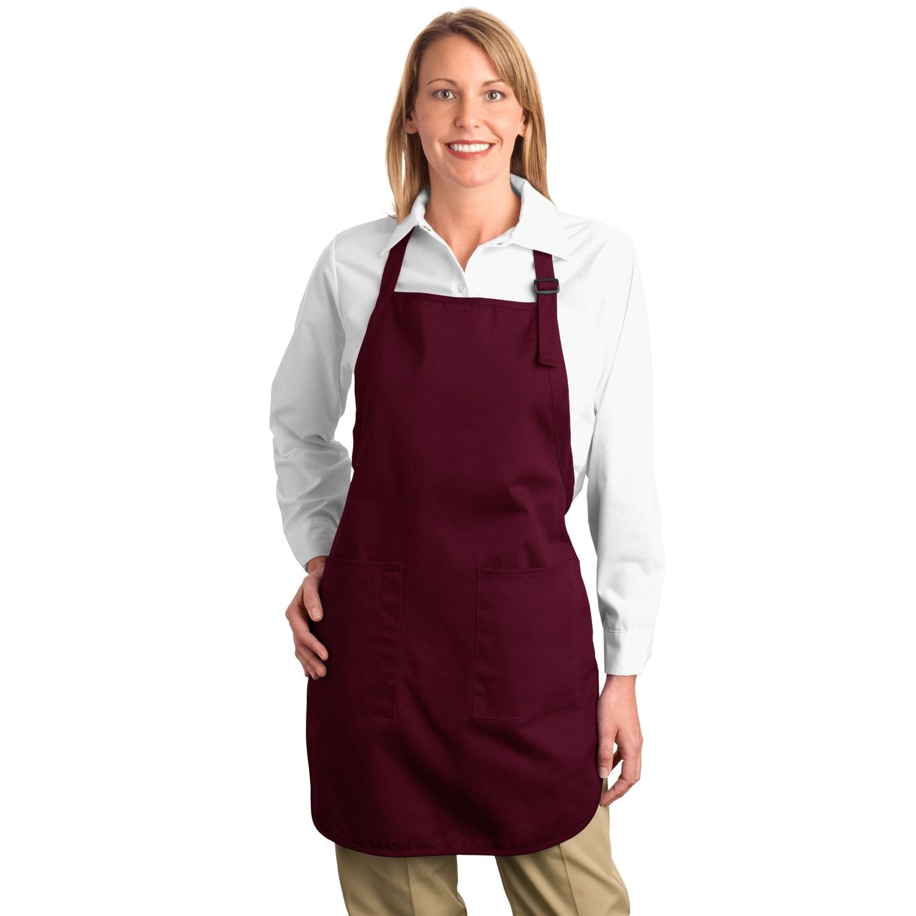 Port Authority-Port Authority® Full-Length Apron with Pockets. A500-MedTech-4