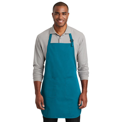 Port Authority-Port Authority ® Full-Length Two-Pocket Bib Apron. A600-MedTech-9