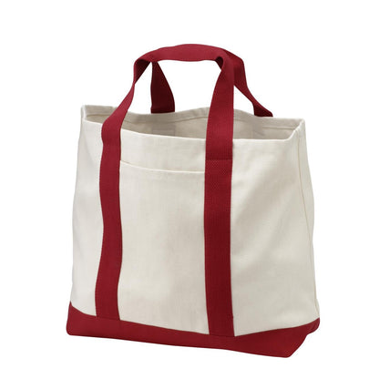 Port Authority-Port Authority® - Ideal Twill Two-Tone Shopping Tote. B400-MedTech-3