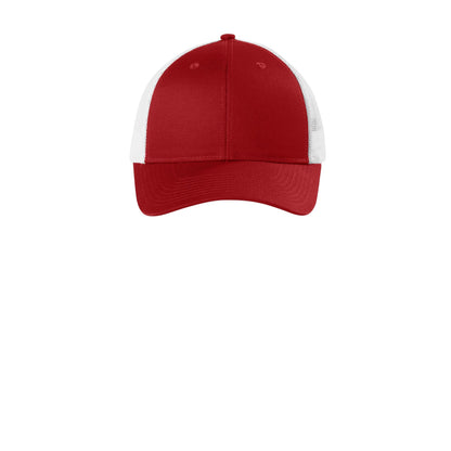 Port Authority-Port Authority ® Low-Profile Snapback Trucker Cap. C112LP-MedTech-6