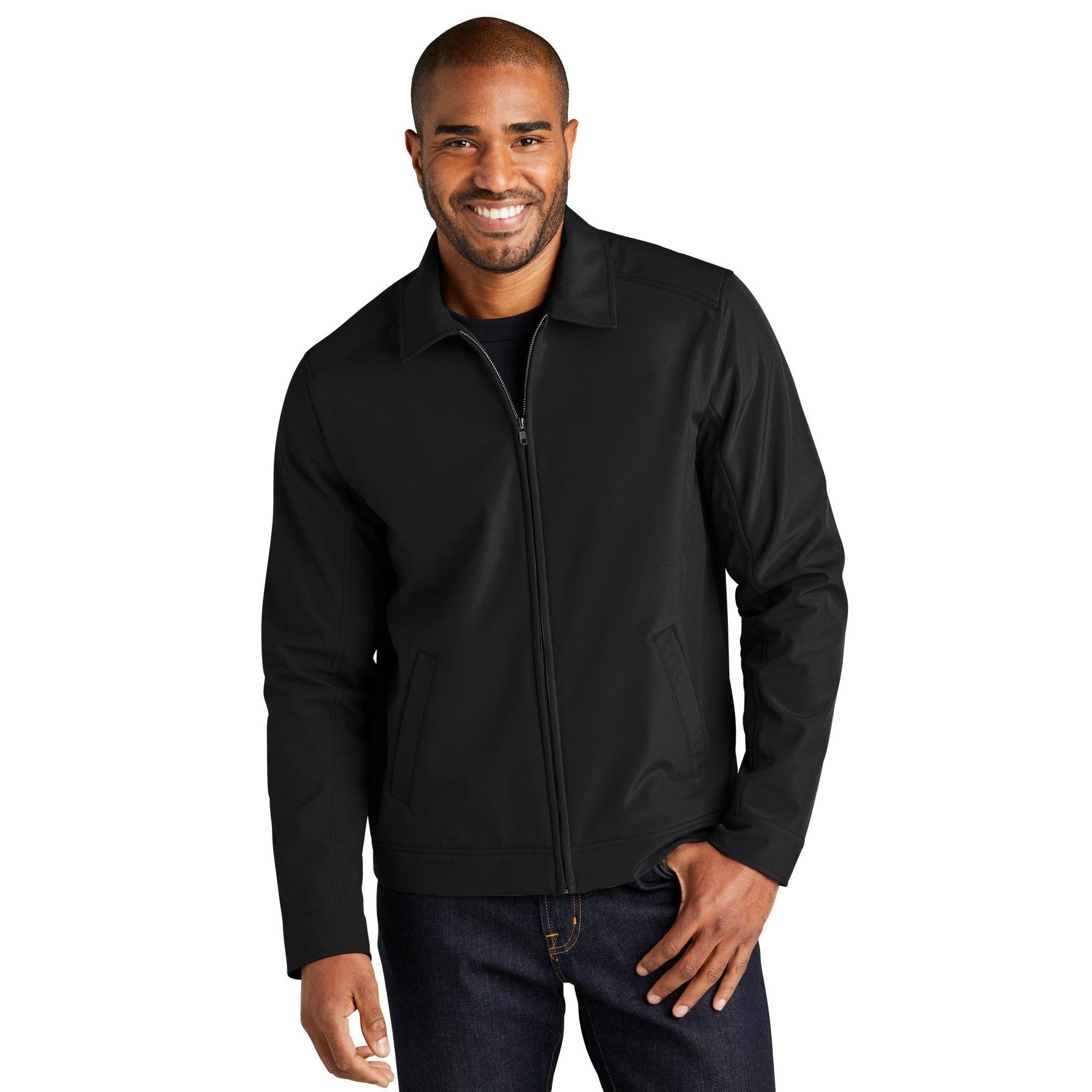 Port Authority-Port Authority® Mechanic Soft Shell Jacket J417-MedTech-1