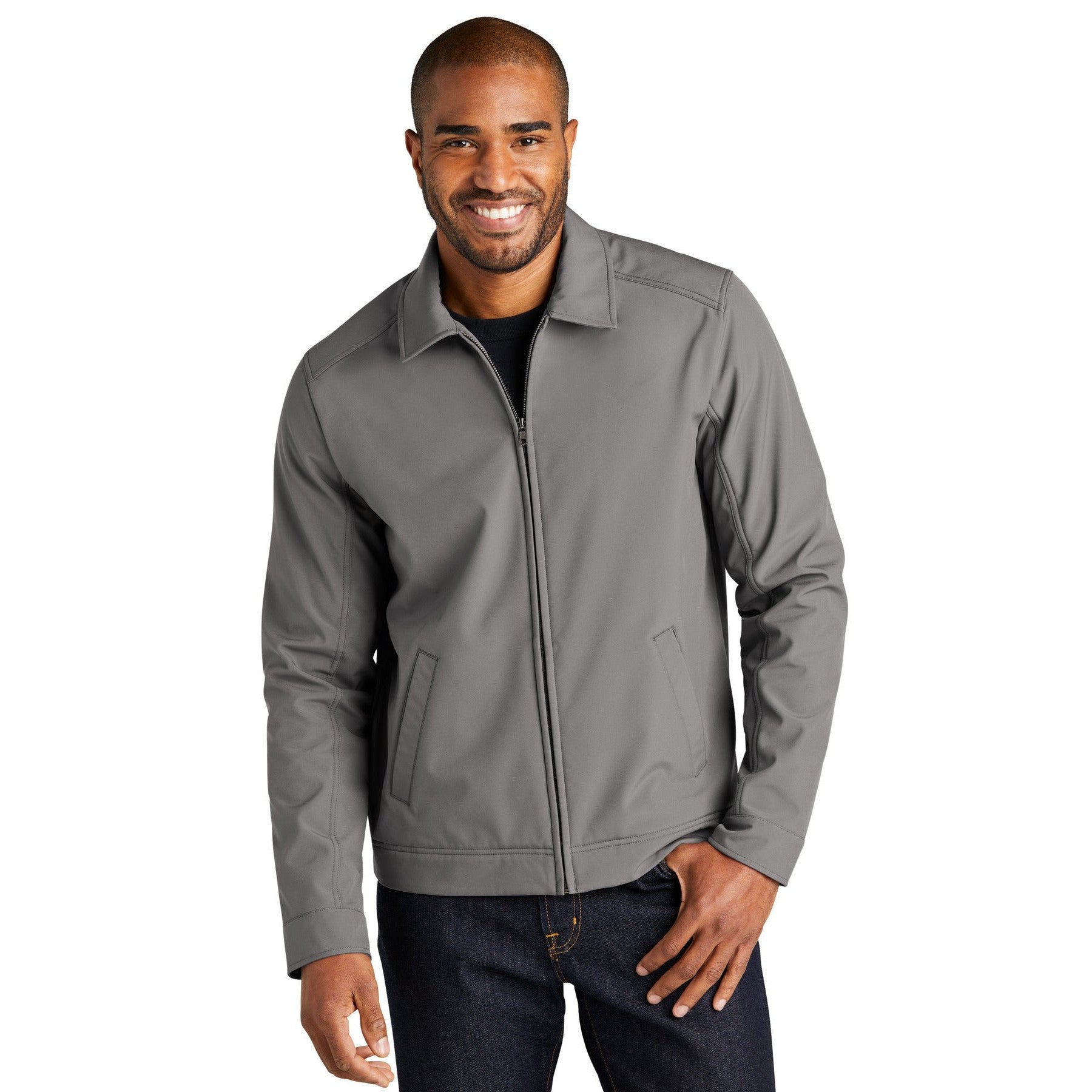 Port Authority-Port Authority® Mechanic Soft Shell Jacket J417-MedTech-2