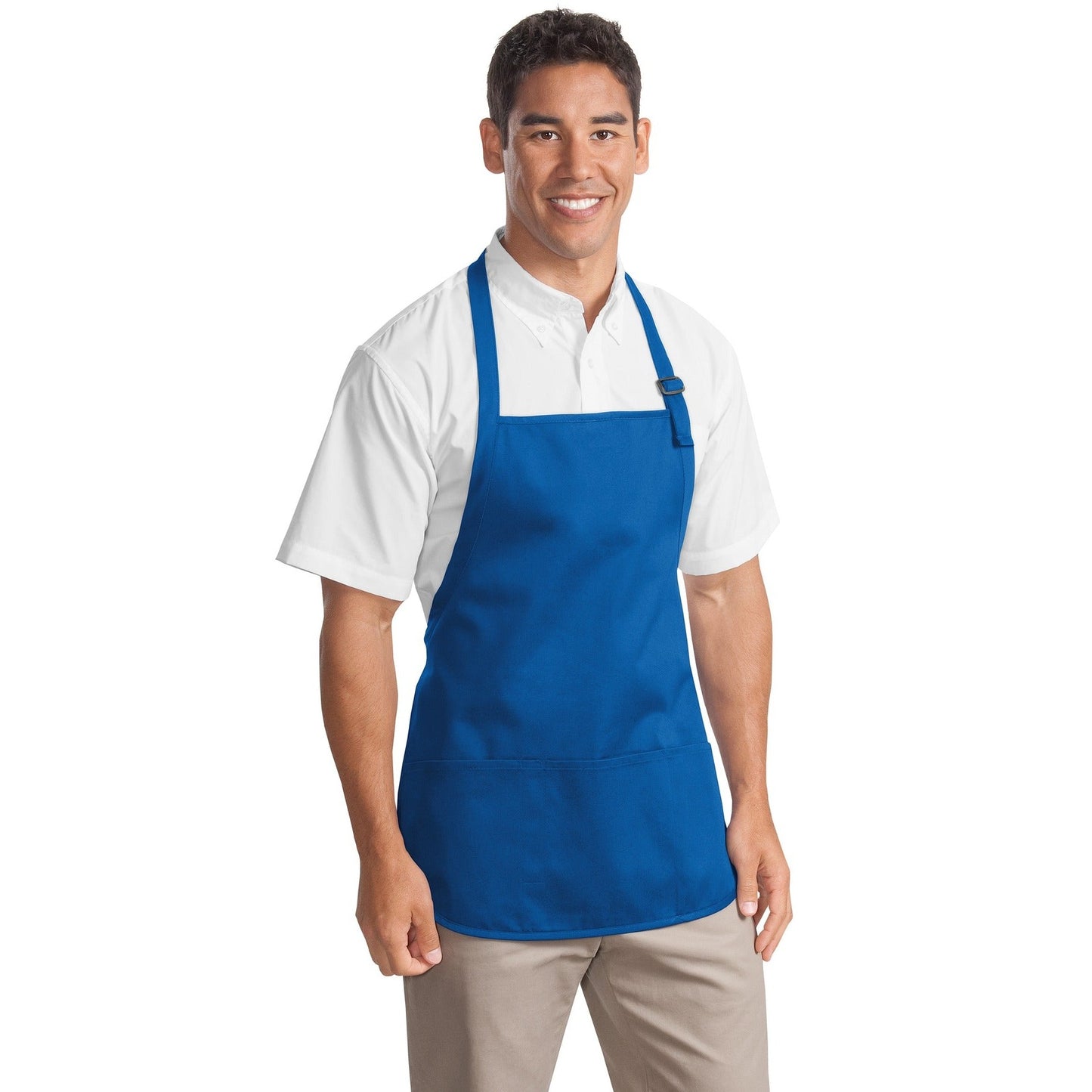 Port Authority-Port Authority® Medium-Length Apron with Pouch Pockets. A510-MedTech-7