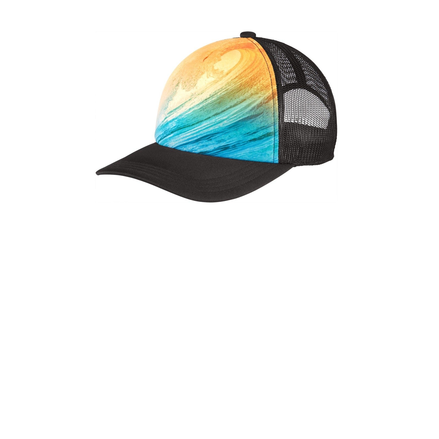 Port Authority-Port Authority ® Photo Real Snapback Trucker Cap C950-MedTech-5