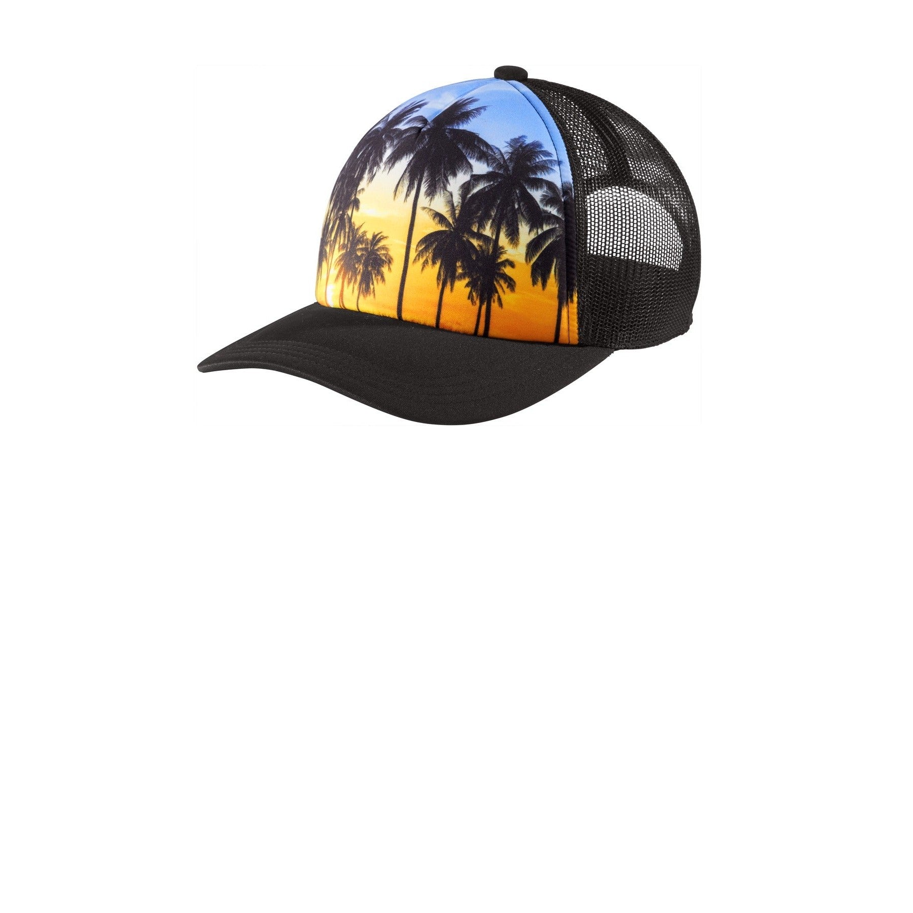 Port Authority-Port Authority ® Photo Real Snapback Trucker Cap C950-MedTech-3
