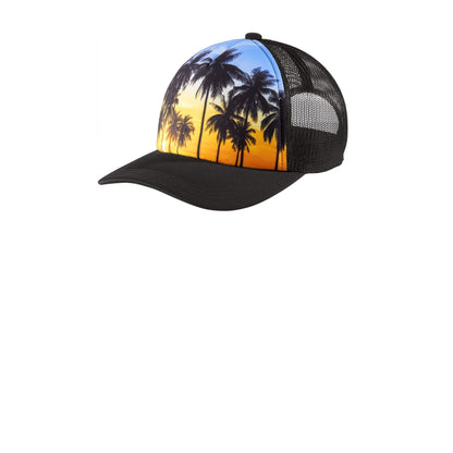 Port Authority-Port Authority ® Photo Real Snapback Trucker Cap C950-MedTech-3