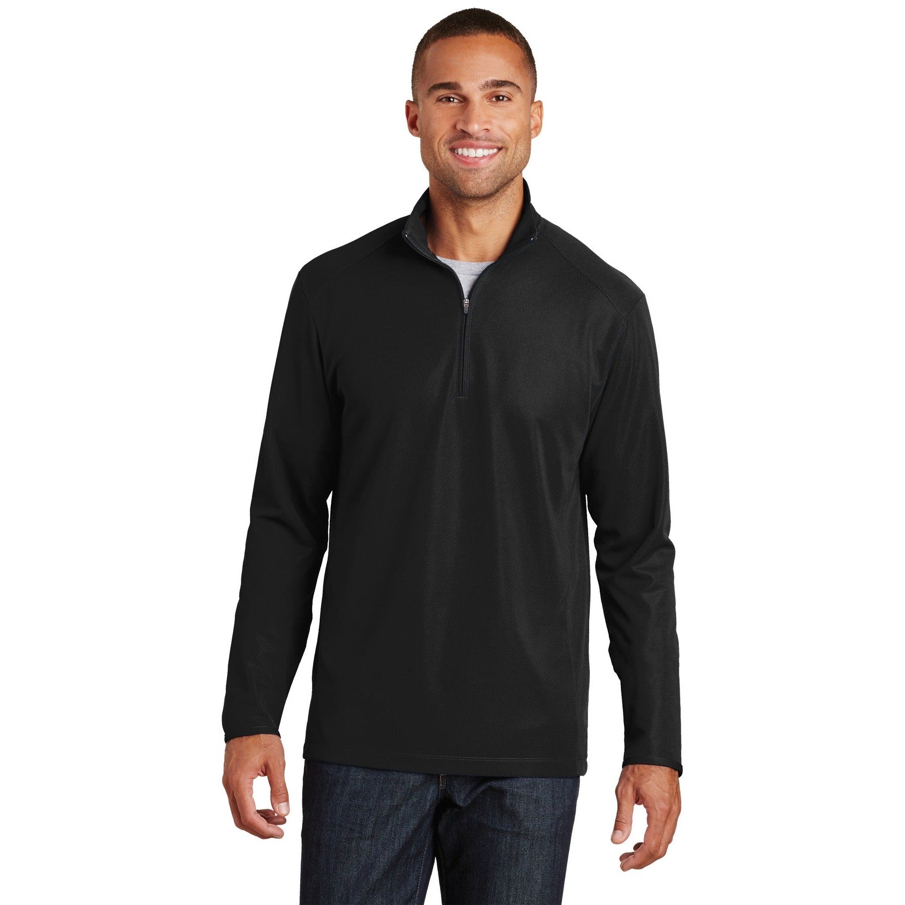 Port Authority-Port Authority® Pinpoint Mesh 1/2-Zip. K806-MedTech-2