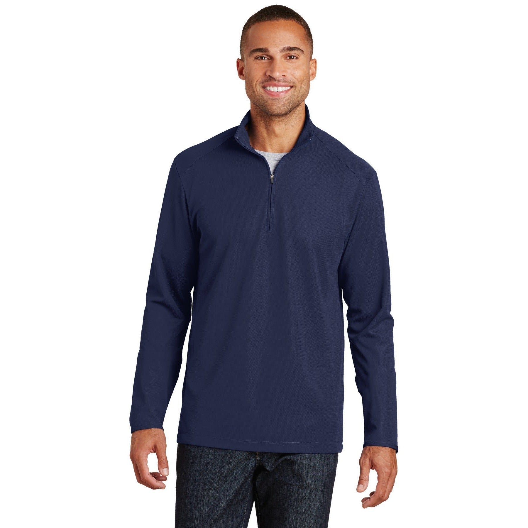 Port Authority-Port Authority® Pinpoint Mesh 1/2-Zip. K806-MedTech-3