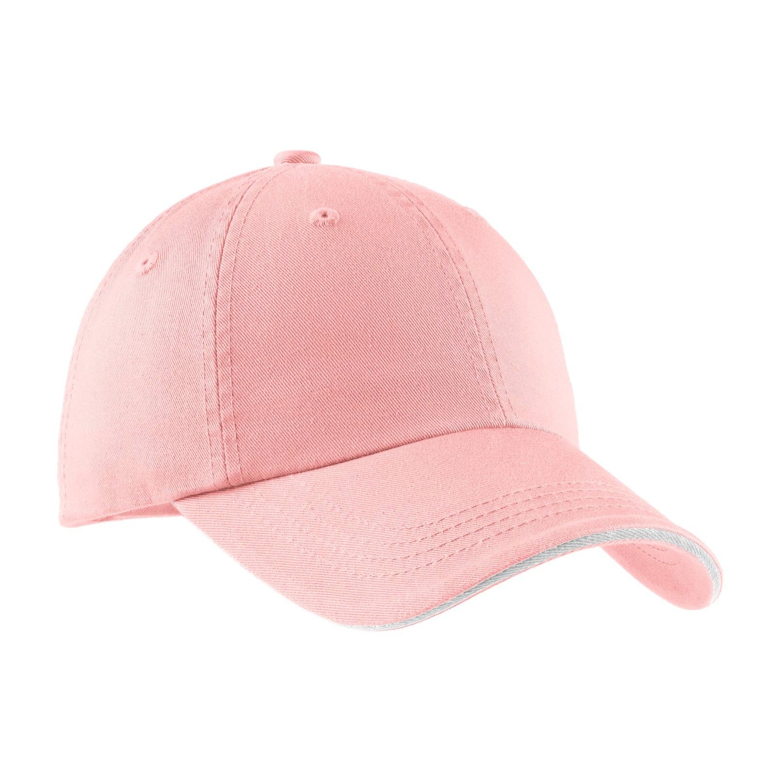 Port Authority-Port Authority® Sandwich Bill Cap with Striped Closure. C830-MedTech-9