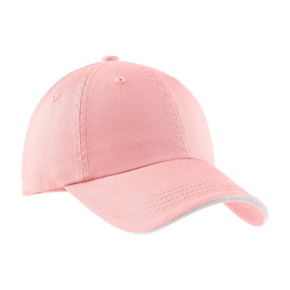 Port Authority-Port Authority® Sandwich Bill Cap with Striped Closure. C830-MedTech-9