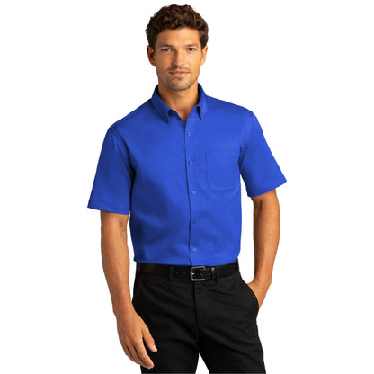 Port Authority-Port Authority® Short Sleeve SuperPro React™ Twill Shirt. W809-MedTech-13