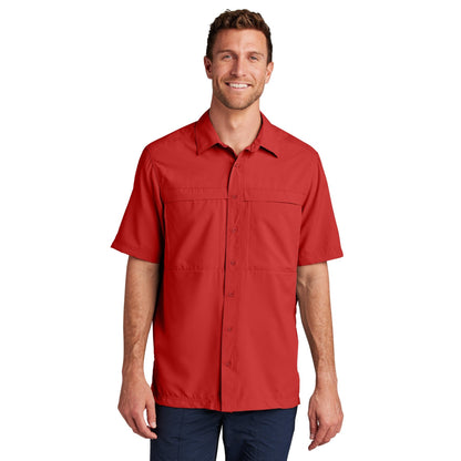 Port Authority-Port Authority® Short Sleeve UV Daybreak Shirt W961-MedTech-6
