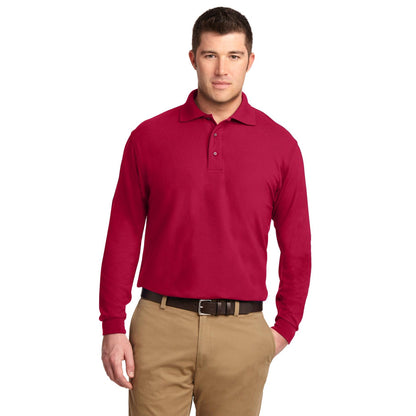 Port Authority-Port Authority® Silk Touch™ Long Sleeve Polo. K500LS-MedTech-6