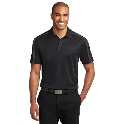 Port Authority-Port Authority® Silk Touch™ Performance Colorblock Stripe Polo. K547-MedTech-1