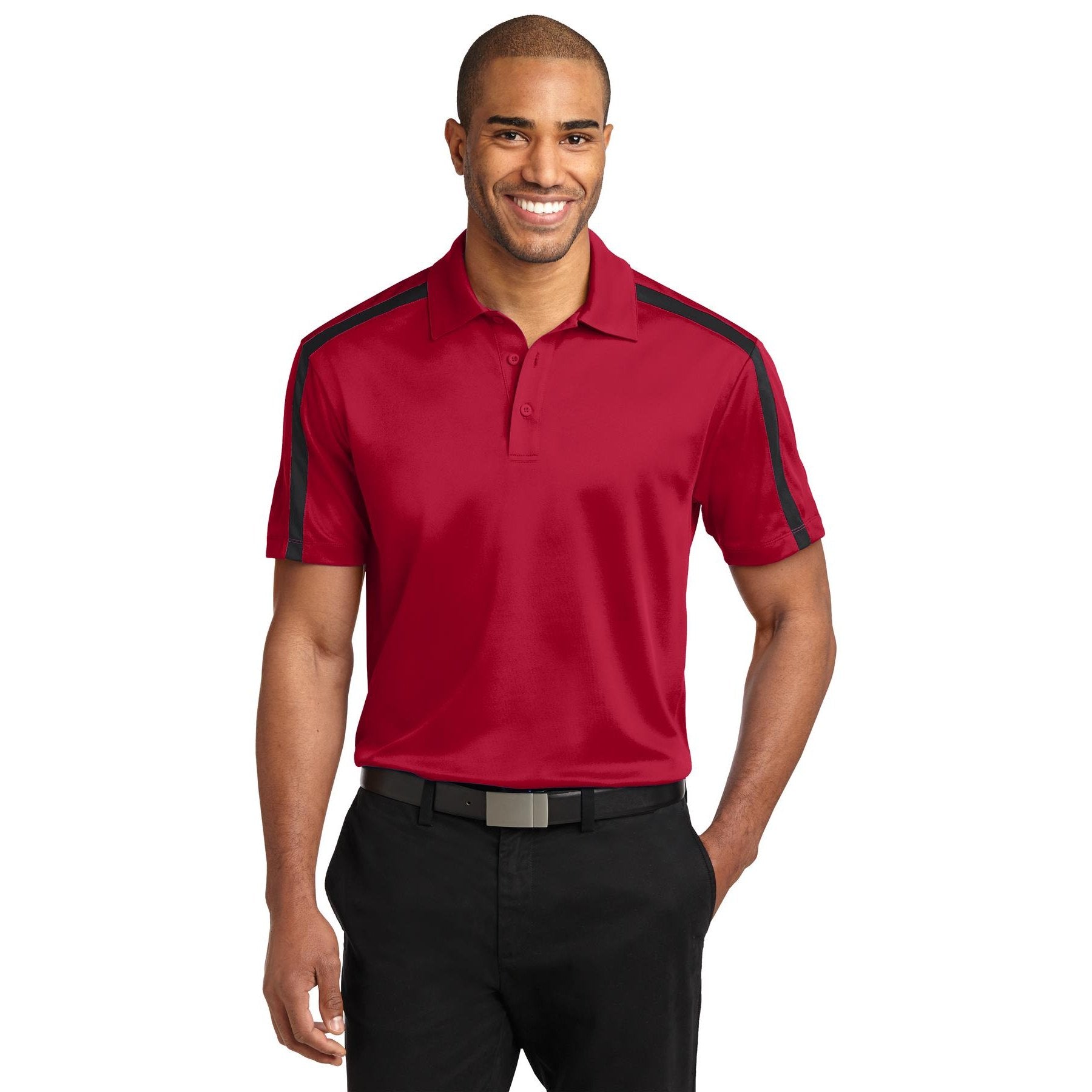 Port Authority-Port Authority® Silk Touch™ Performance Colorblock Stripe Polo. K547-MedTech-5