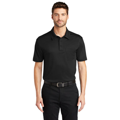 Port Authority-Port Authority® Silk Touch™ Performance Pocket Polo. K540P-MedTech-1