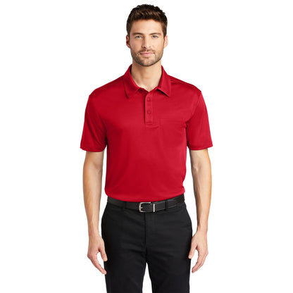 Port Authority-Port Authority® Silk Touch™ Performance Pocket Polo. K540P-MedTech-6