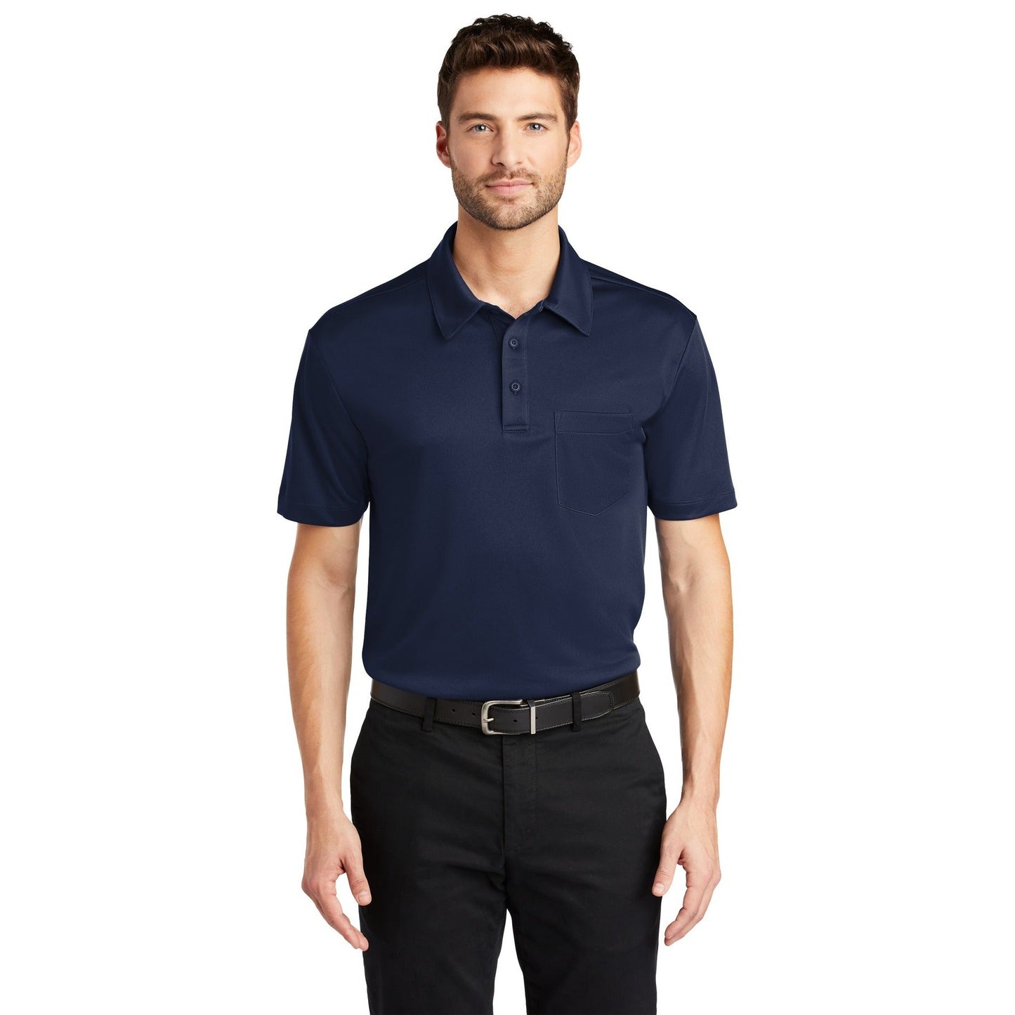 Port Authority-Port Authority® Silk Touch™ Performance Pocket Polo. K540P-MedTech-5