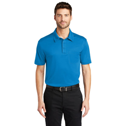 Port Authority-Port Authority® Silk Touch™ Performance Pocket Polo. K540P-MedTech-2