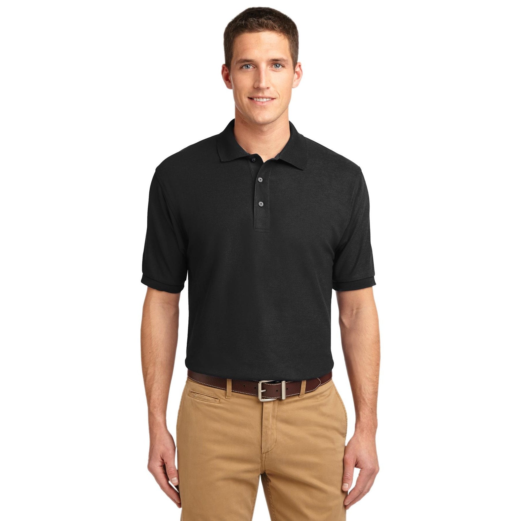 Port Authority-Port Authority® Silk Touch™ Polo K500 1/2-MedTech-2